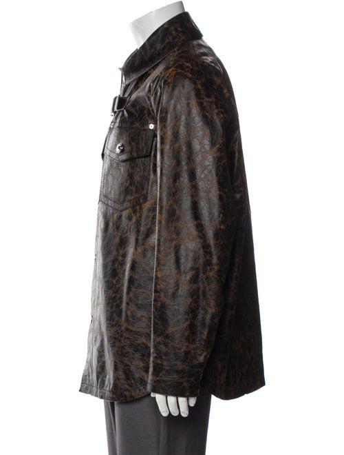 Versace Animal Print Trucker Jacket