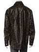 Versace Animal Print Trucker Jacket