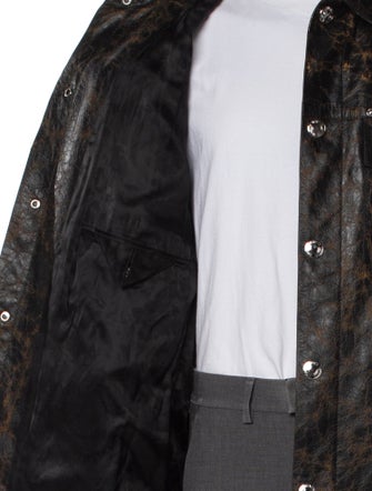 Versace Animal Print Trucker Jacket