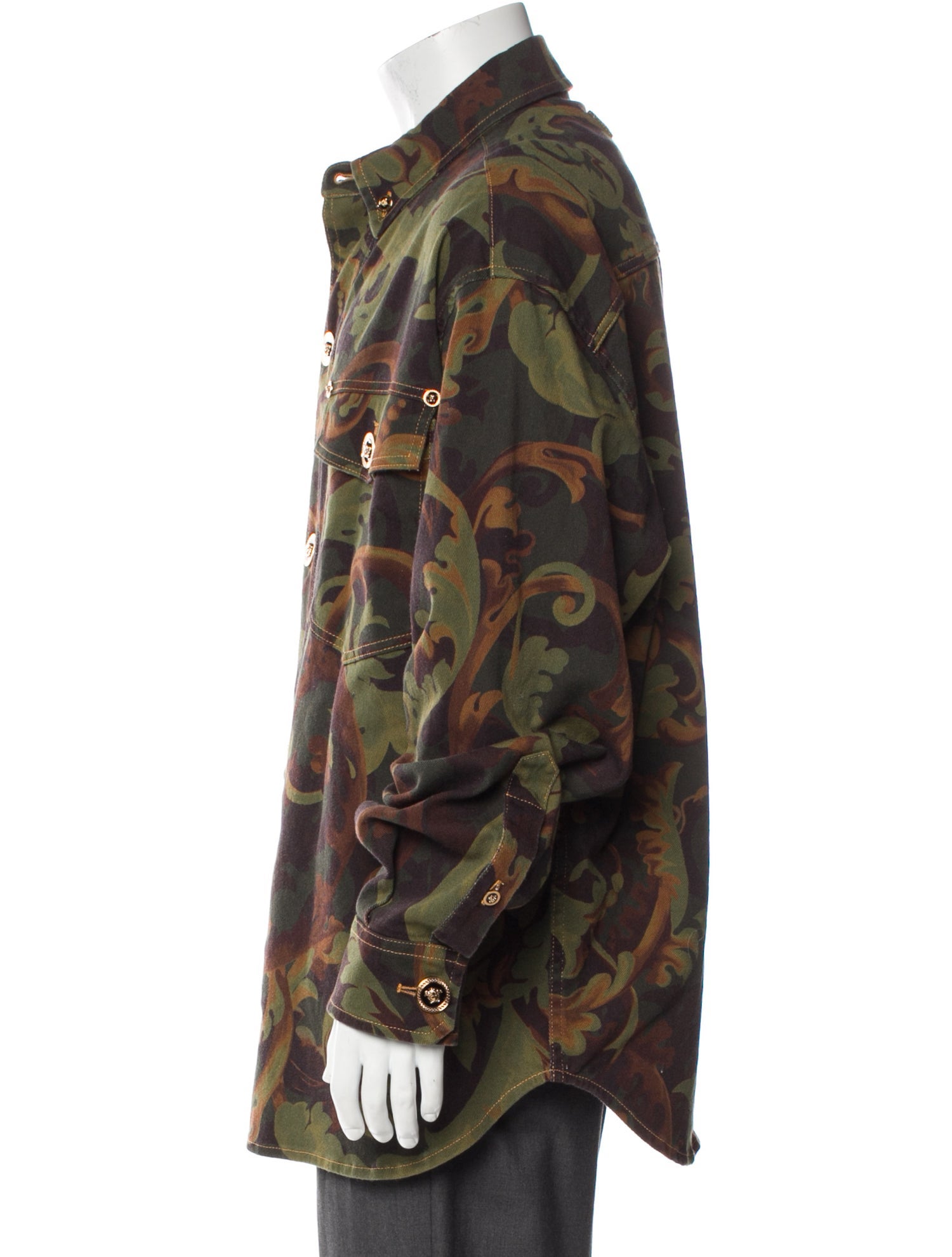 Versace Printed Utility Jacket