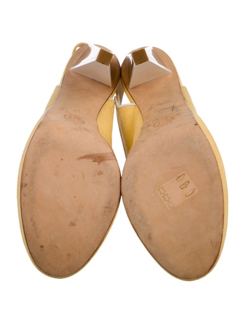 Versace Canvas Slingback Pumps