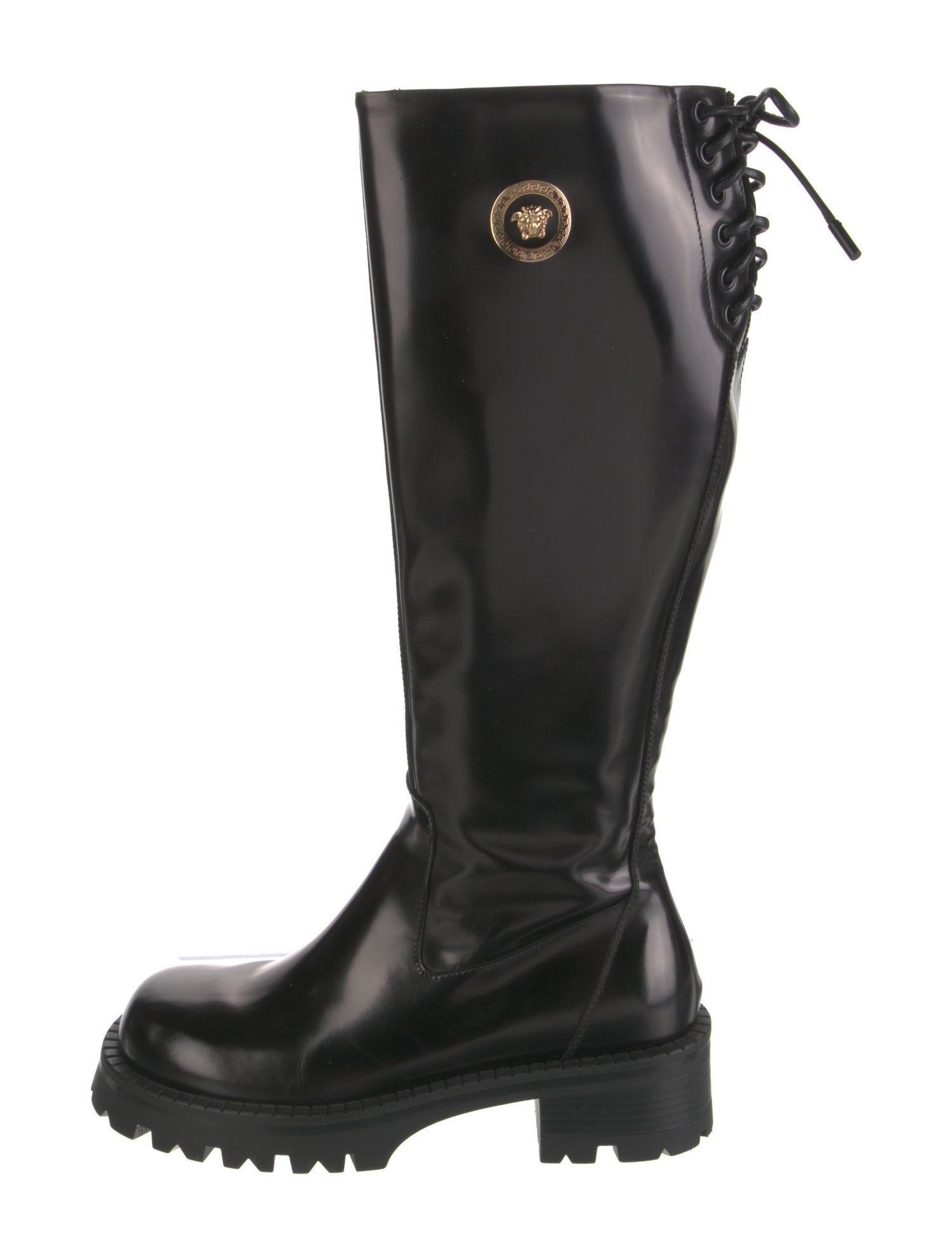 Versace Leather Boots