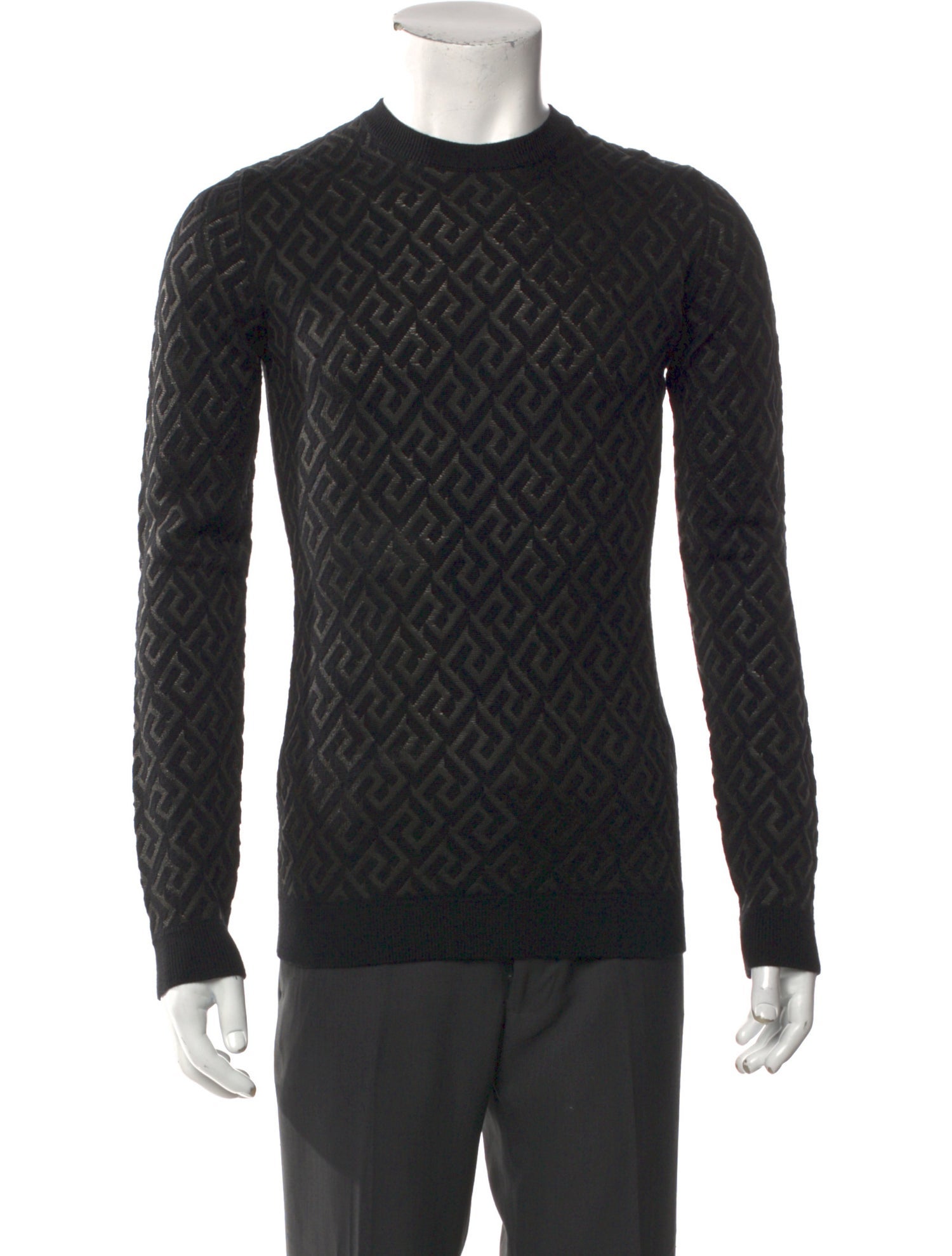 Versace Wool Crew Neck Pullover w/ Tags