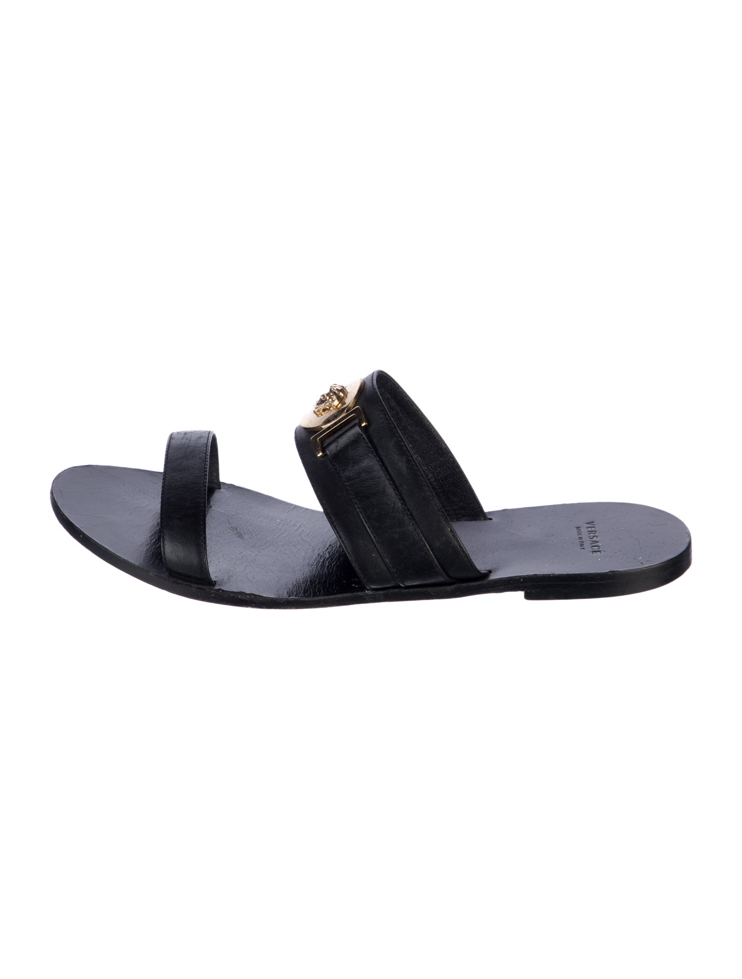 Versace Leather Slides