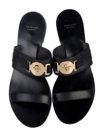 Versace Leather Slides