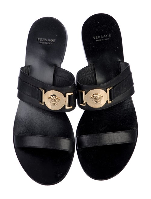 Versace Leather Slides