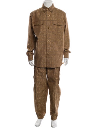 Versace Printed Two-Piece Blazer