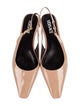 Versace Patent Leather Slingback Flats