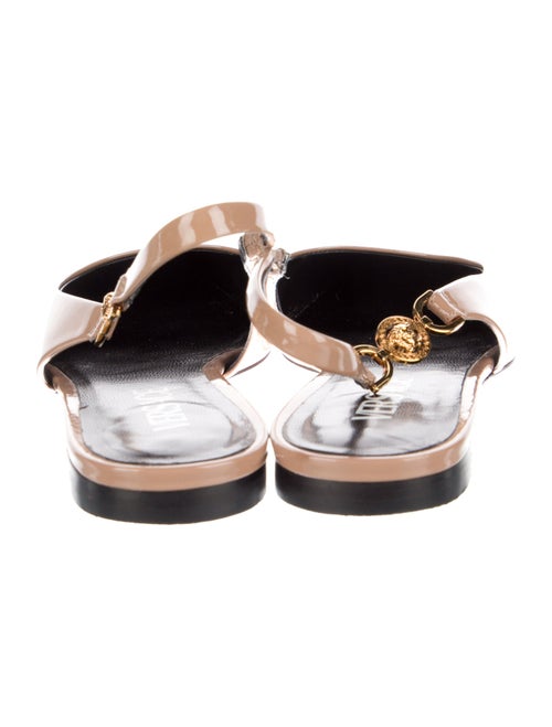 Versace Patent Leather Slingback Flats