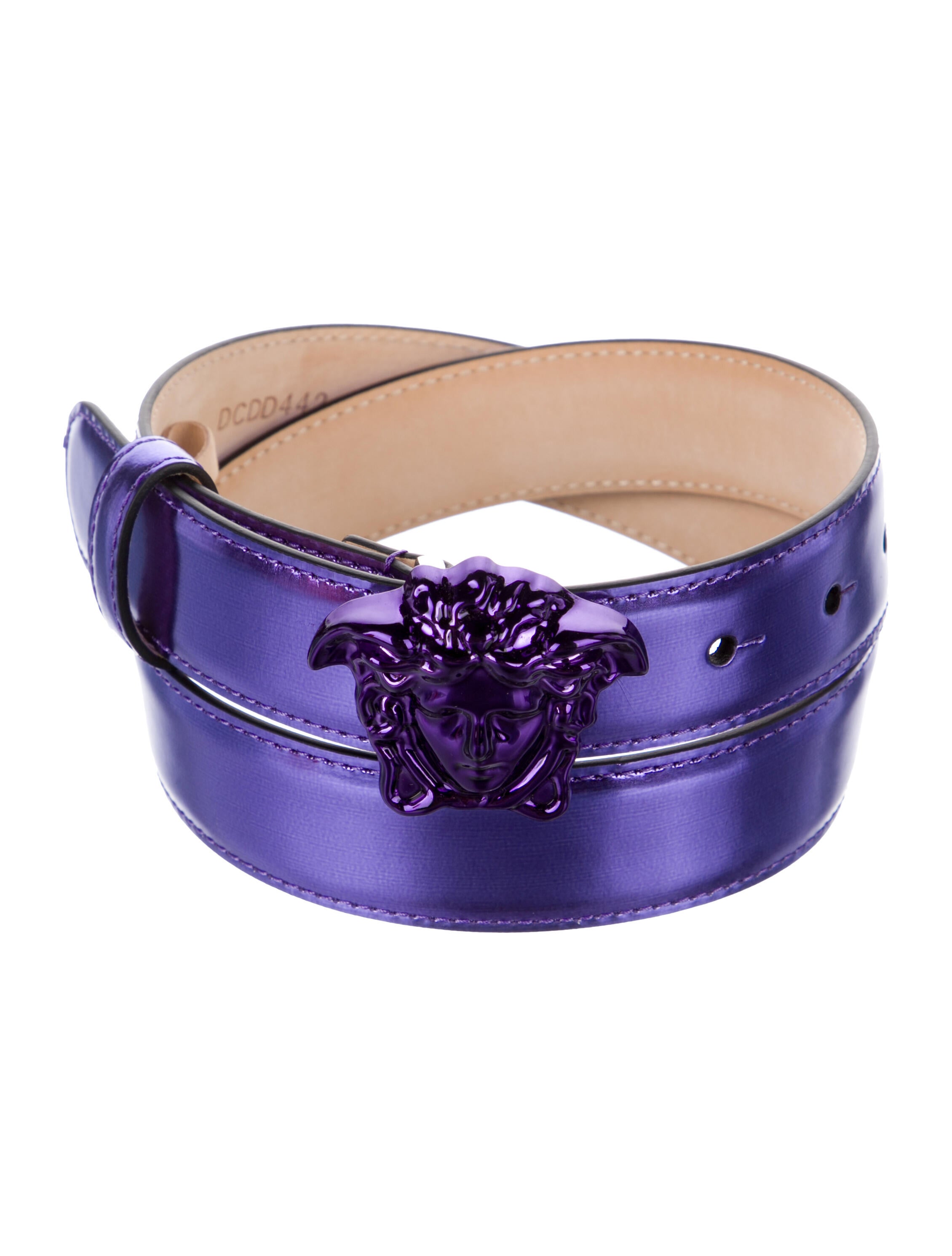 Versace Patent Leather Belt