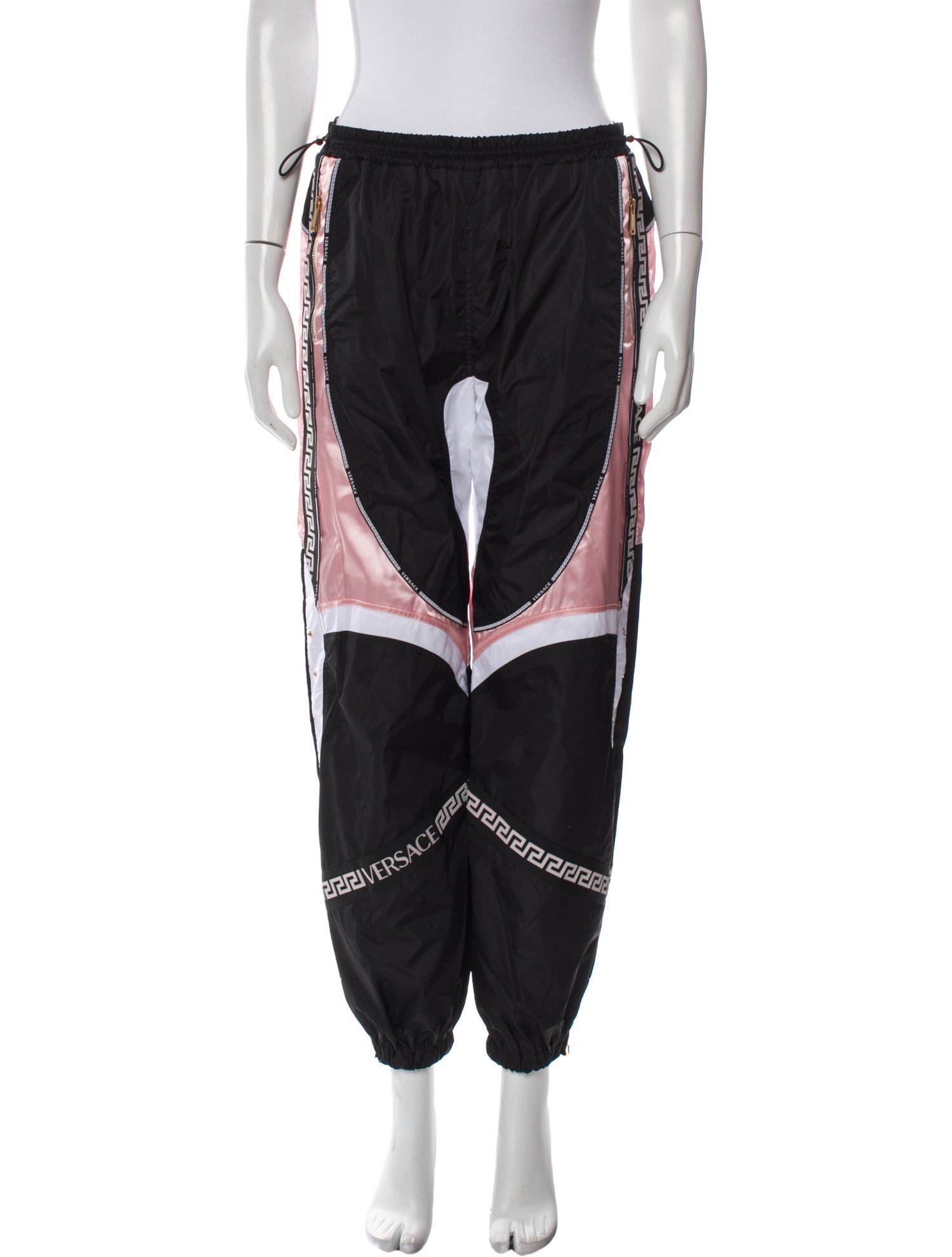 Versace Nylon Skinny Leg Pants