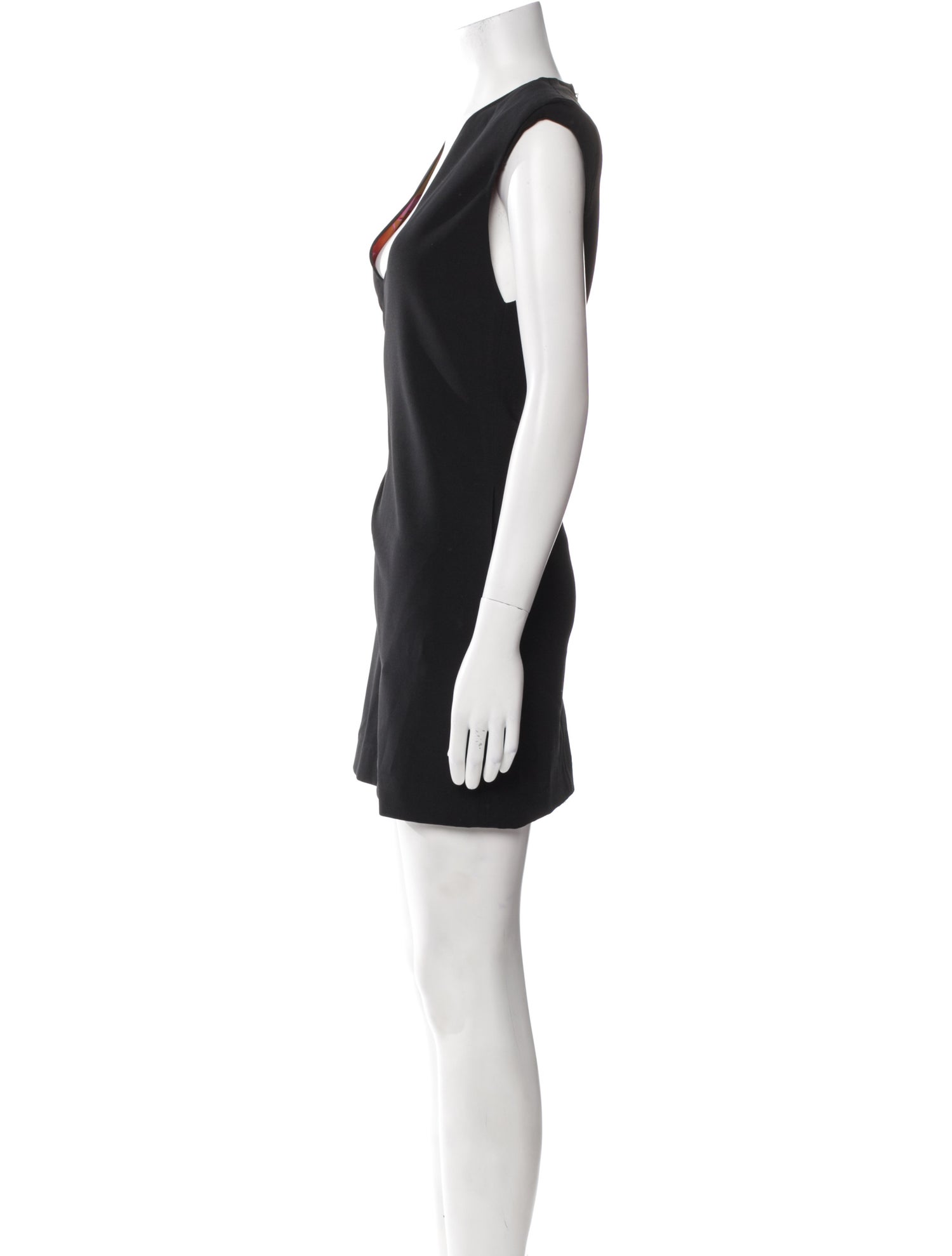 Versace V-Neck Mini Dress w/ Tags