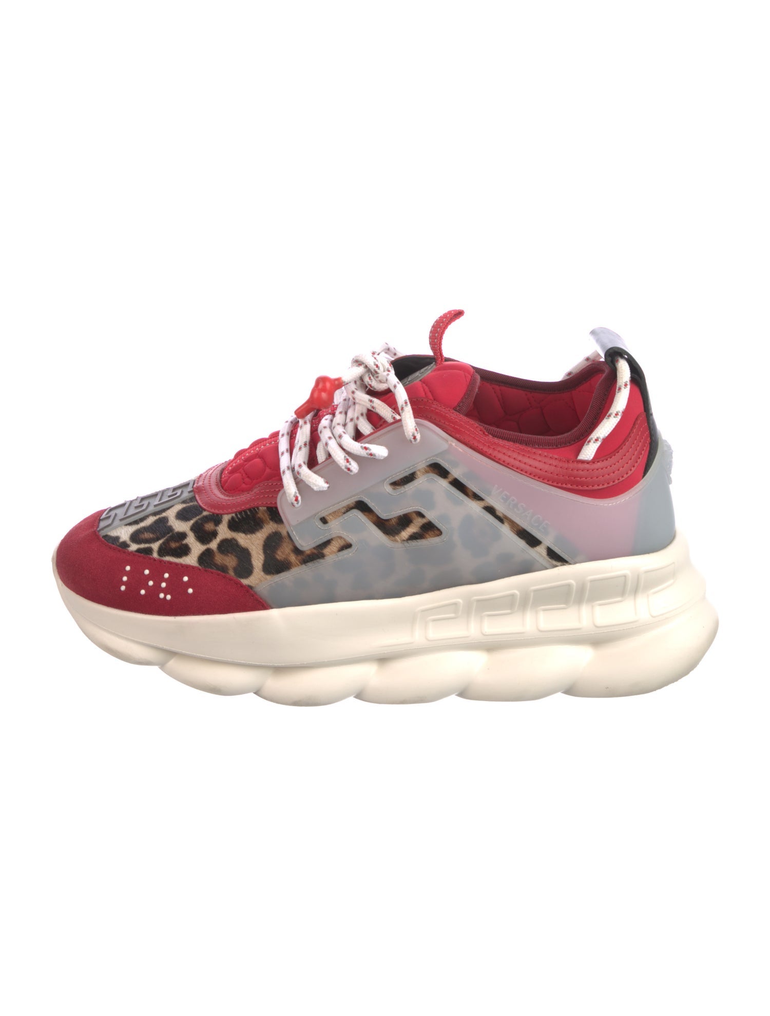 Chain Reaction x Versace Ponyhair Animal Print Sneakers