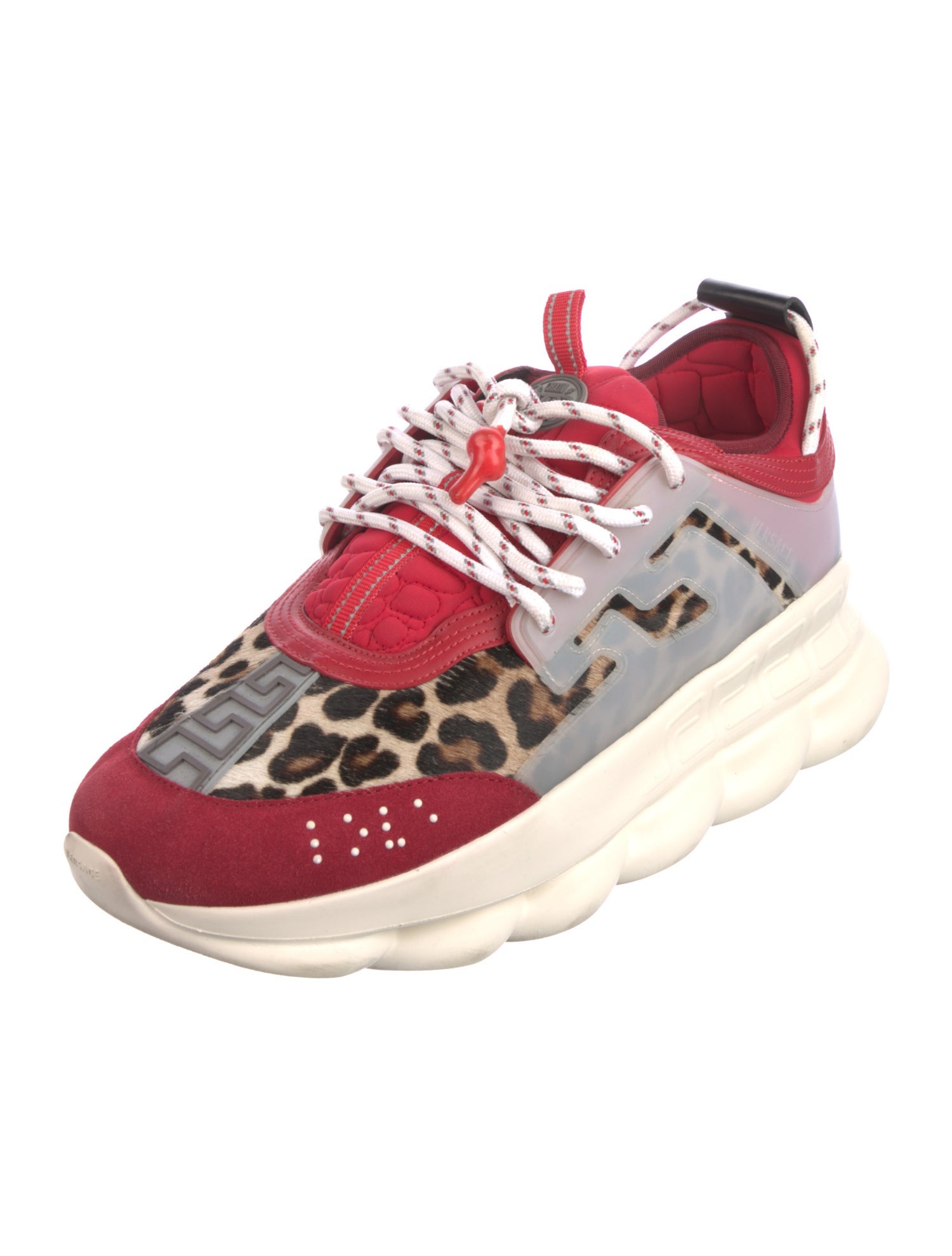 Chain Reaction x Versace Ponyhair Animal Print Sneakers