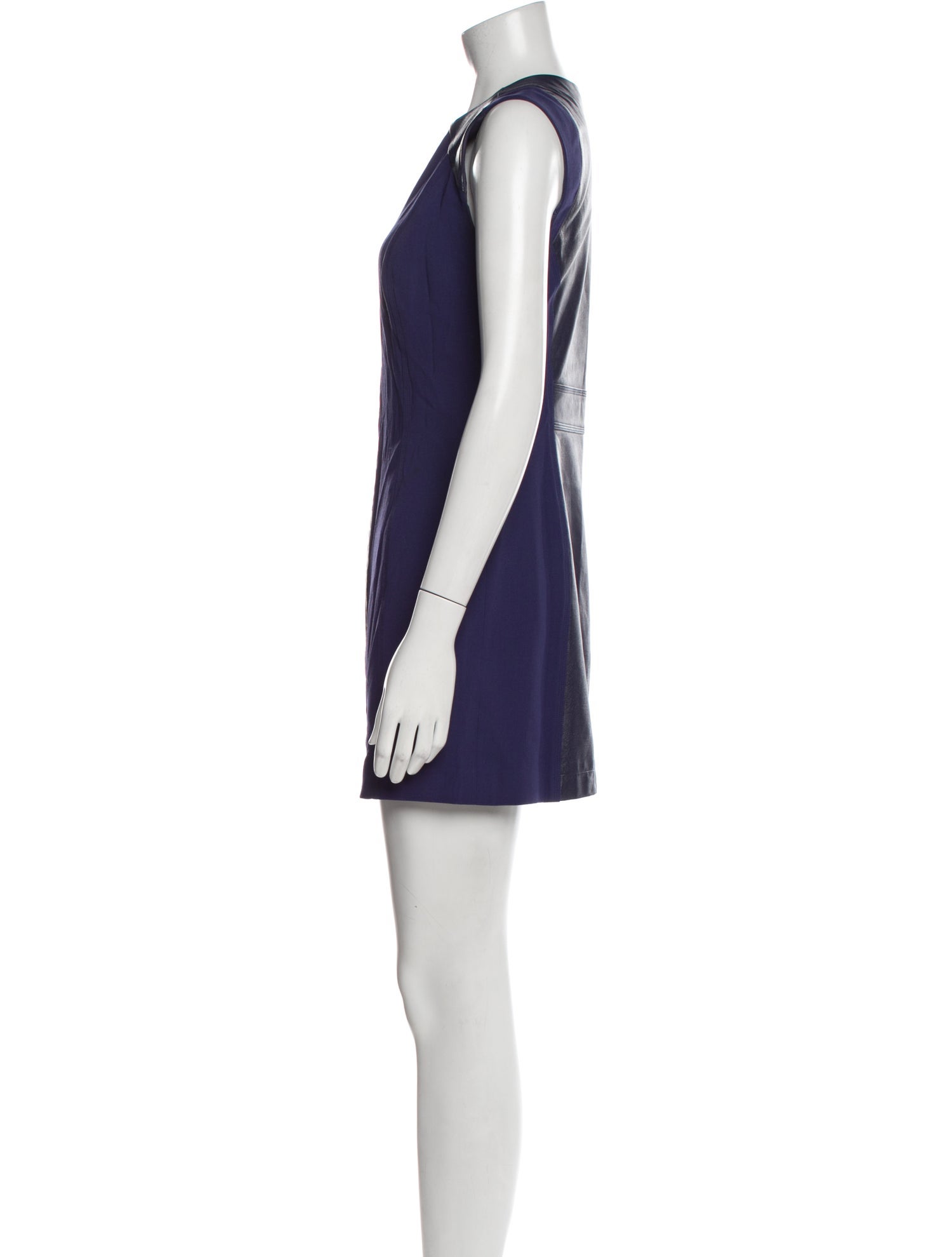 Versace Leather Mini Dress