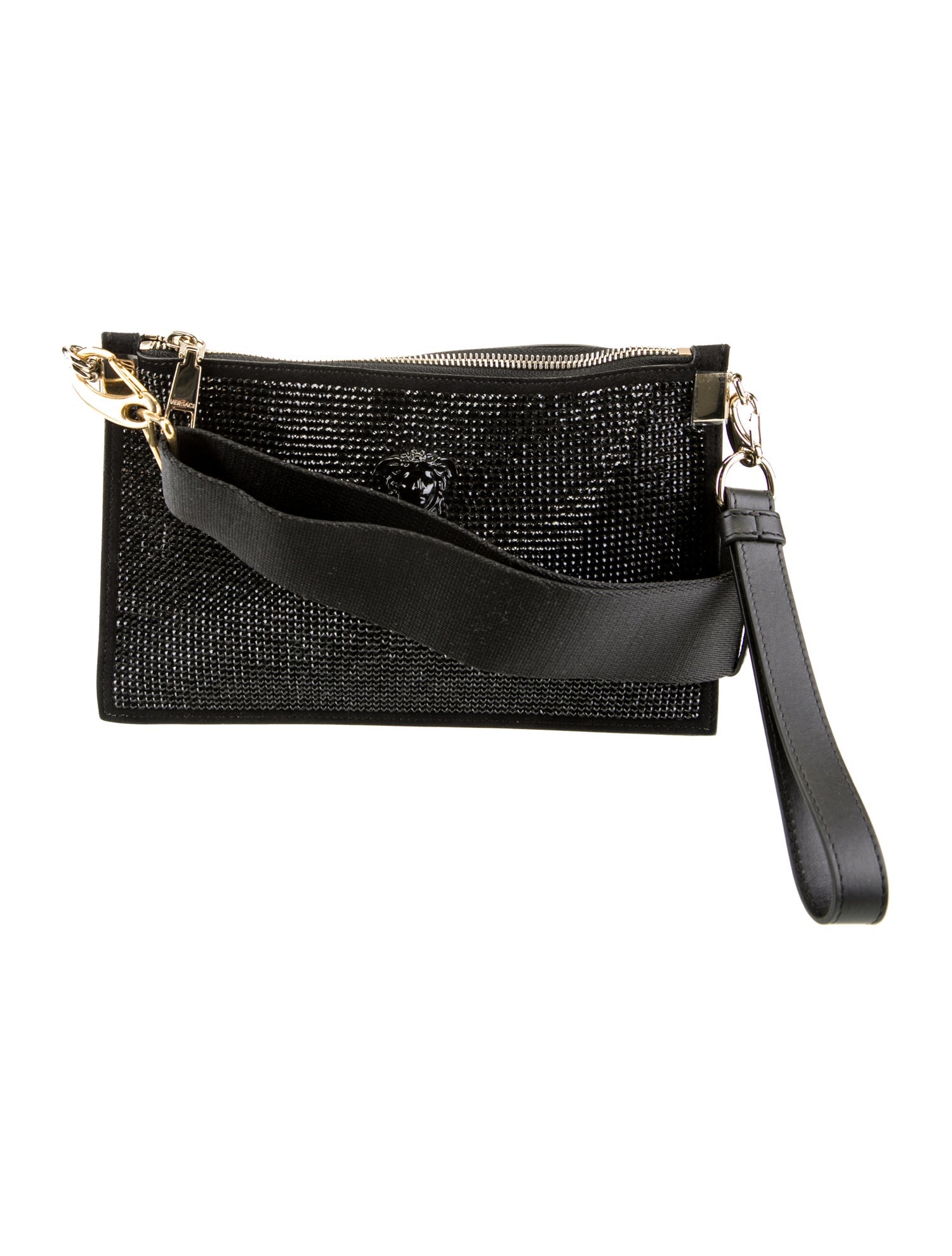 Versace Leather Crossbody Bag