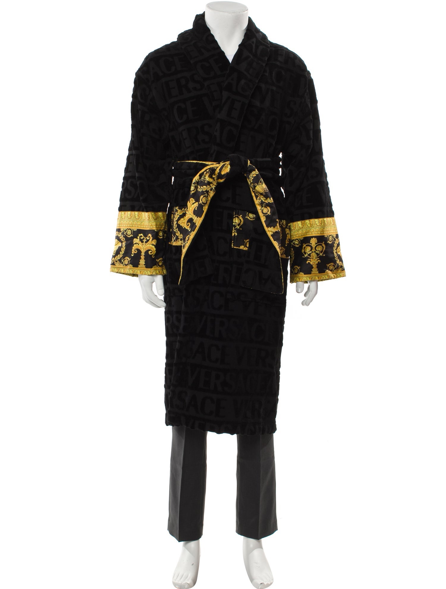 Versace Printed Robe w/ Tags