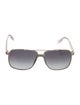 Versace Aviator Tinted Sunglasses