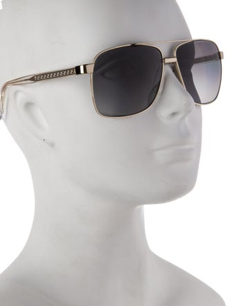 Versace Aviator Tinted Sunglasses