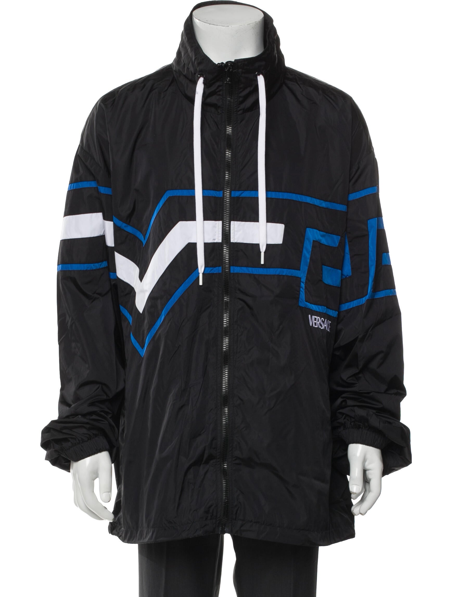 Versace Striped Windbreaker w/ Tags