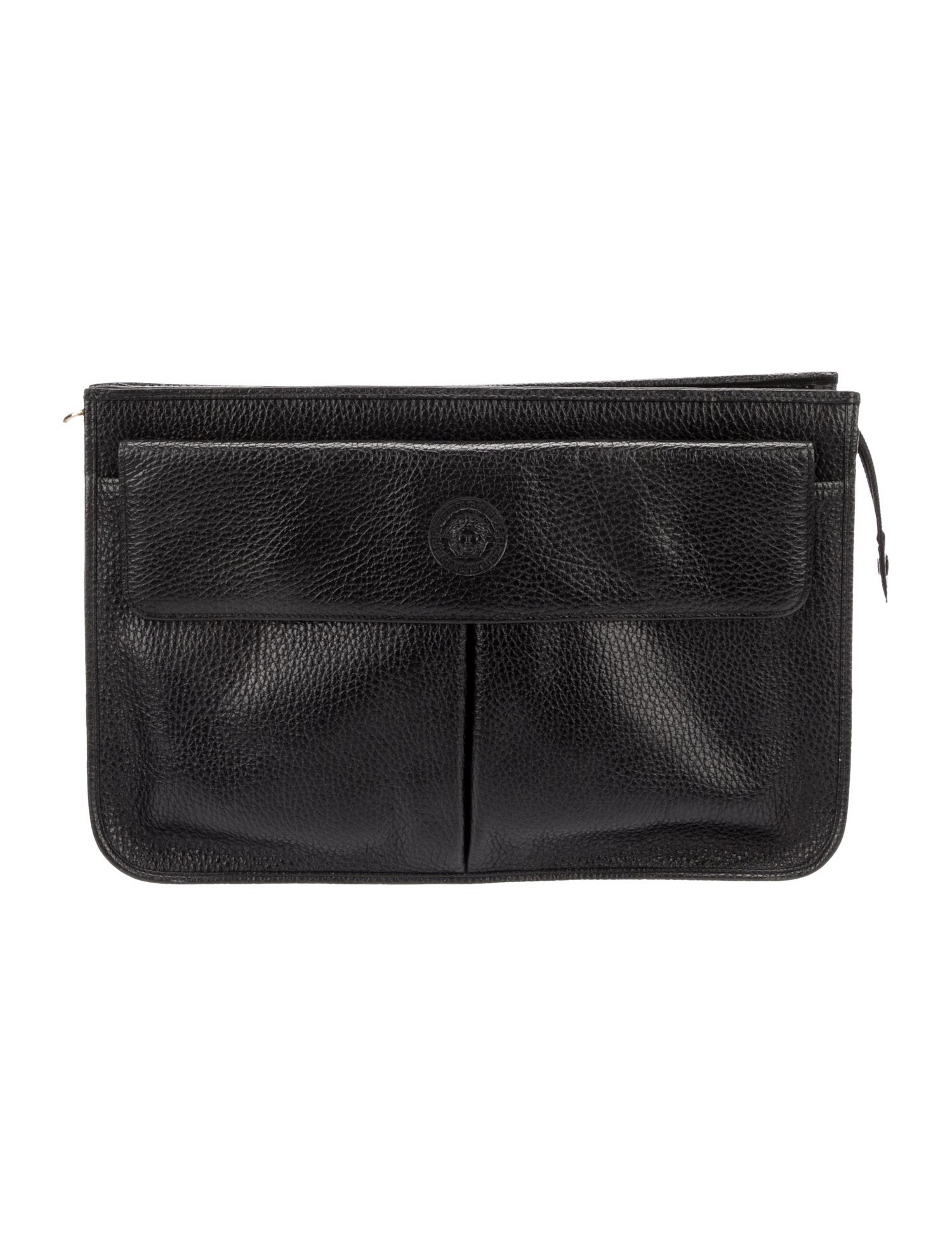 Versace Leather Clutch
