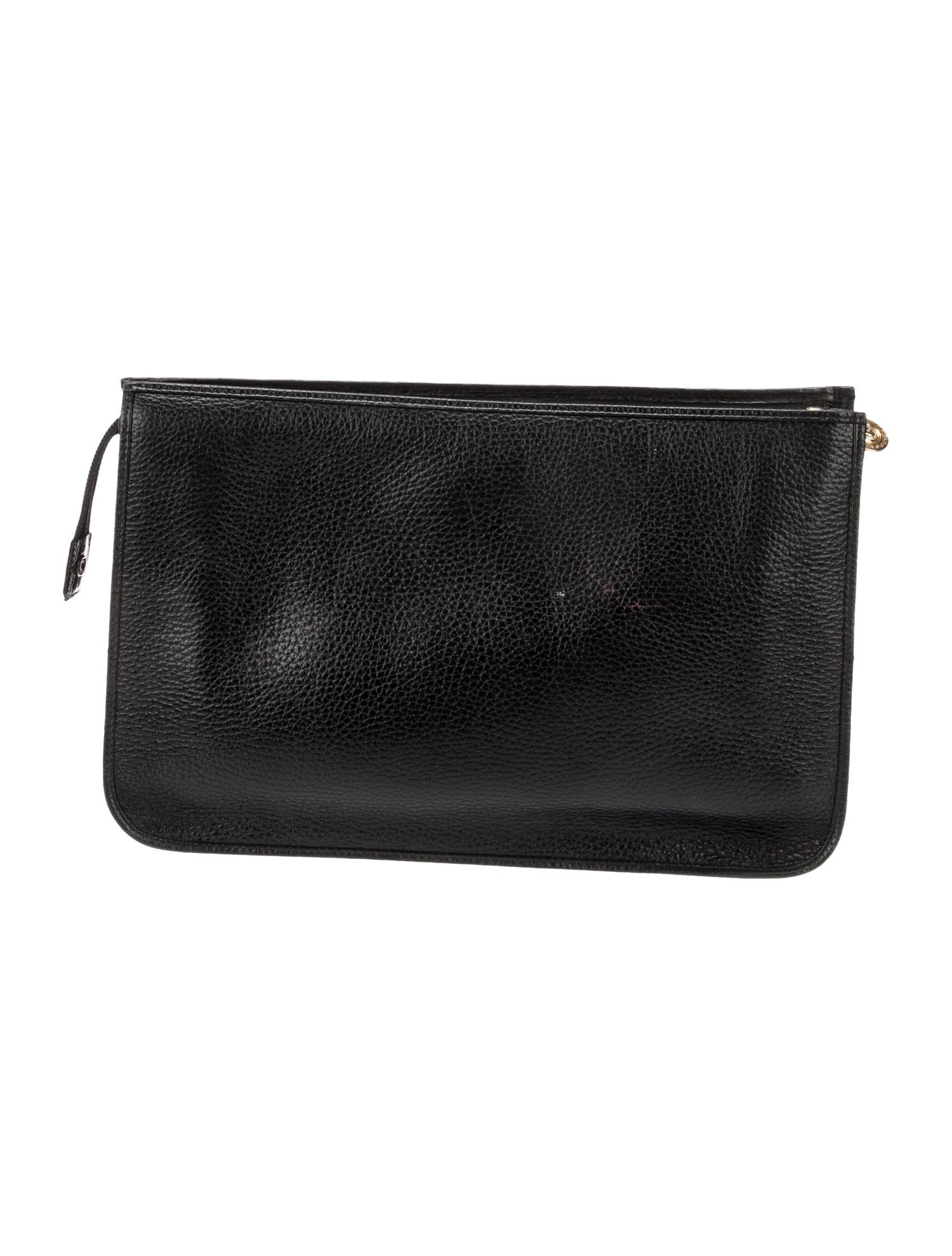 Versace Leather Clutch