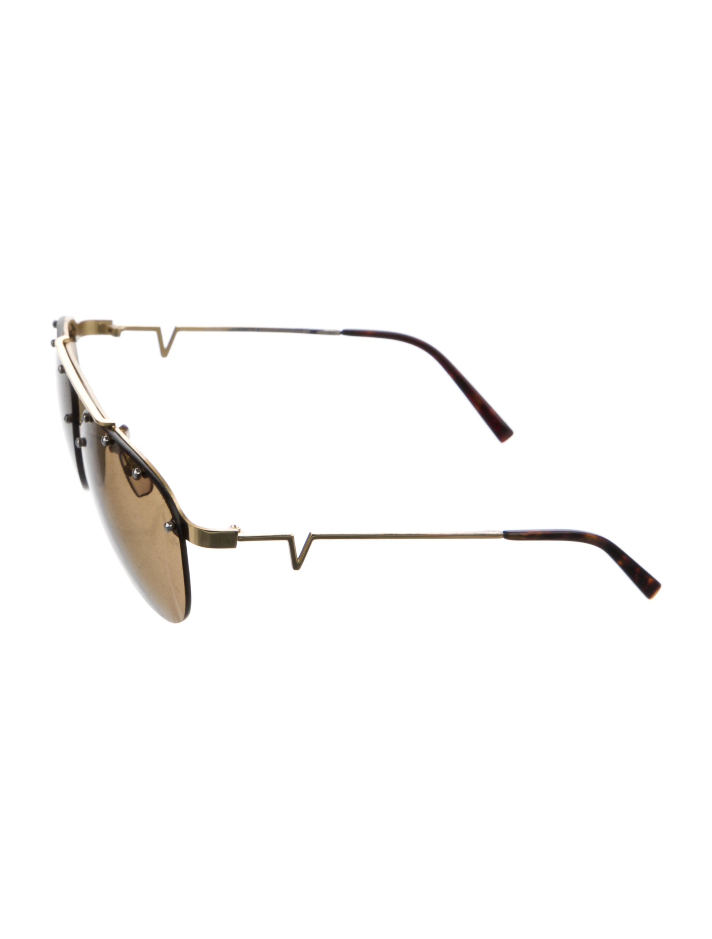 Versace Aviator Tinted Sunglasses