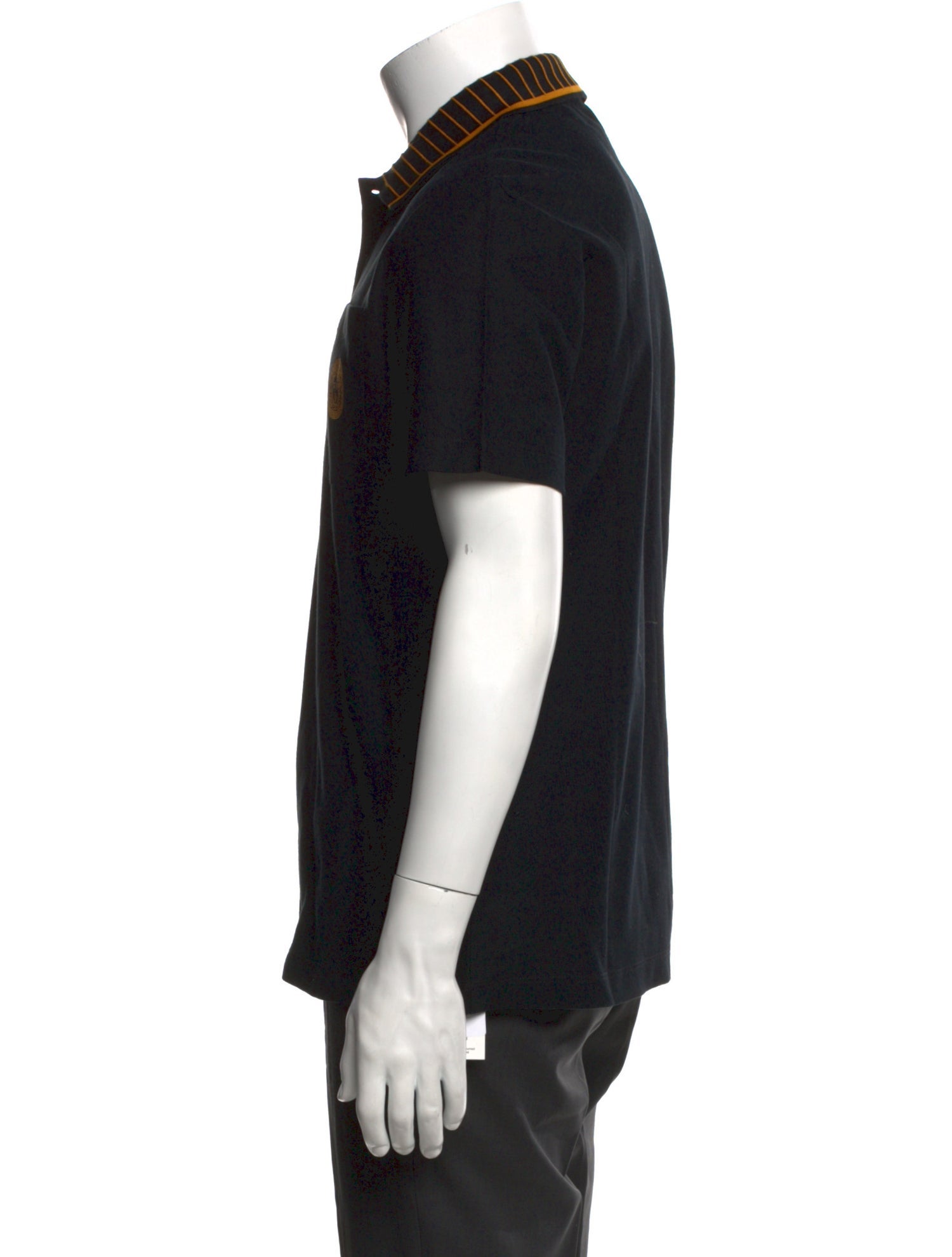 Versace Barocco Print Graphic Print Polo Shirt