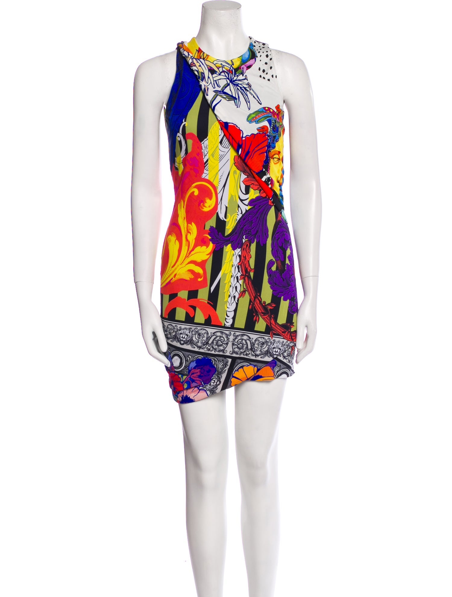 Versace Printed Mini Dress