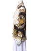 Versace Silk Printed Button-Up Top