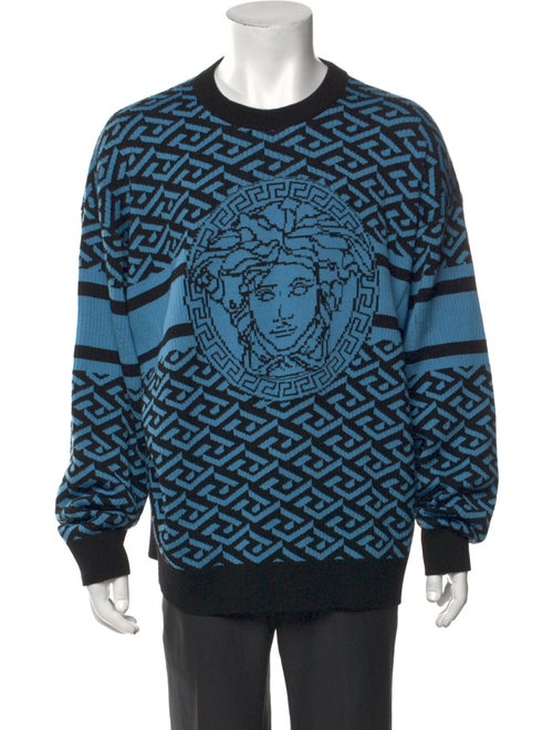 Versace Wool Printed Pullover