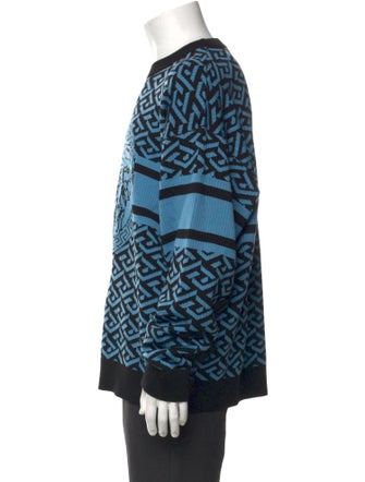 Versace Wool Printed Pullover