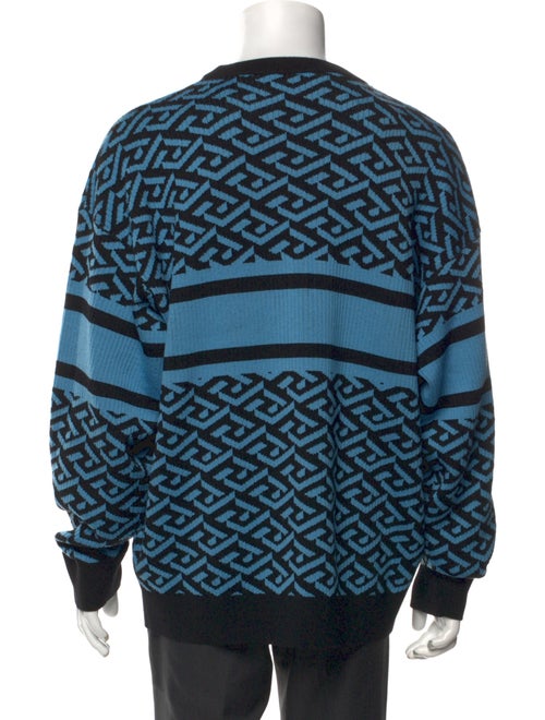 Versace Wool Printed Pullover
