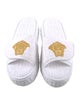 Versace Medusa Insignia Terry Cloth Slides