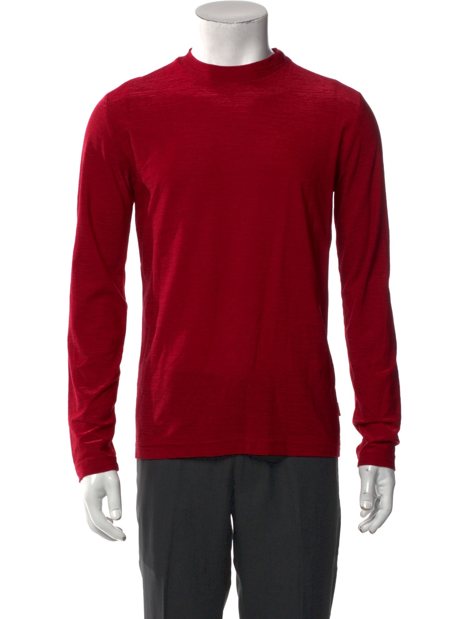 Versace Crew Neck Long Sleeve T-Shirt