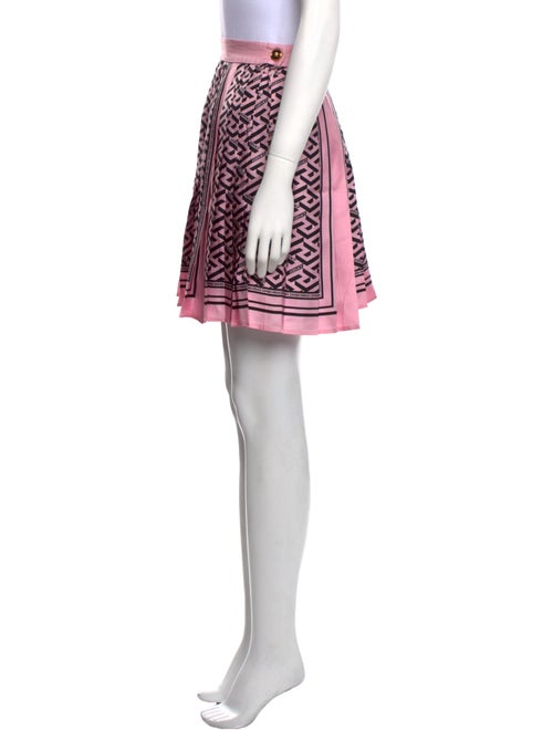 Versace Silk Mini Skirt