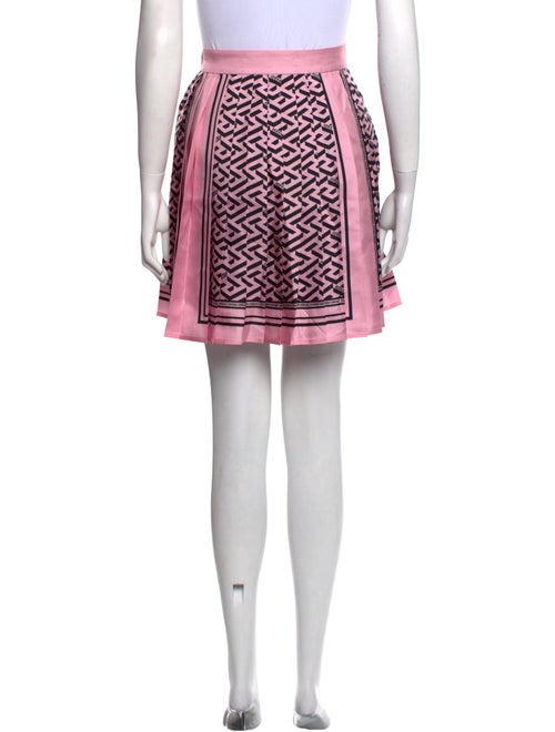Versace Silk Mini Skirt