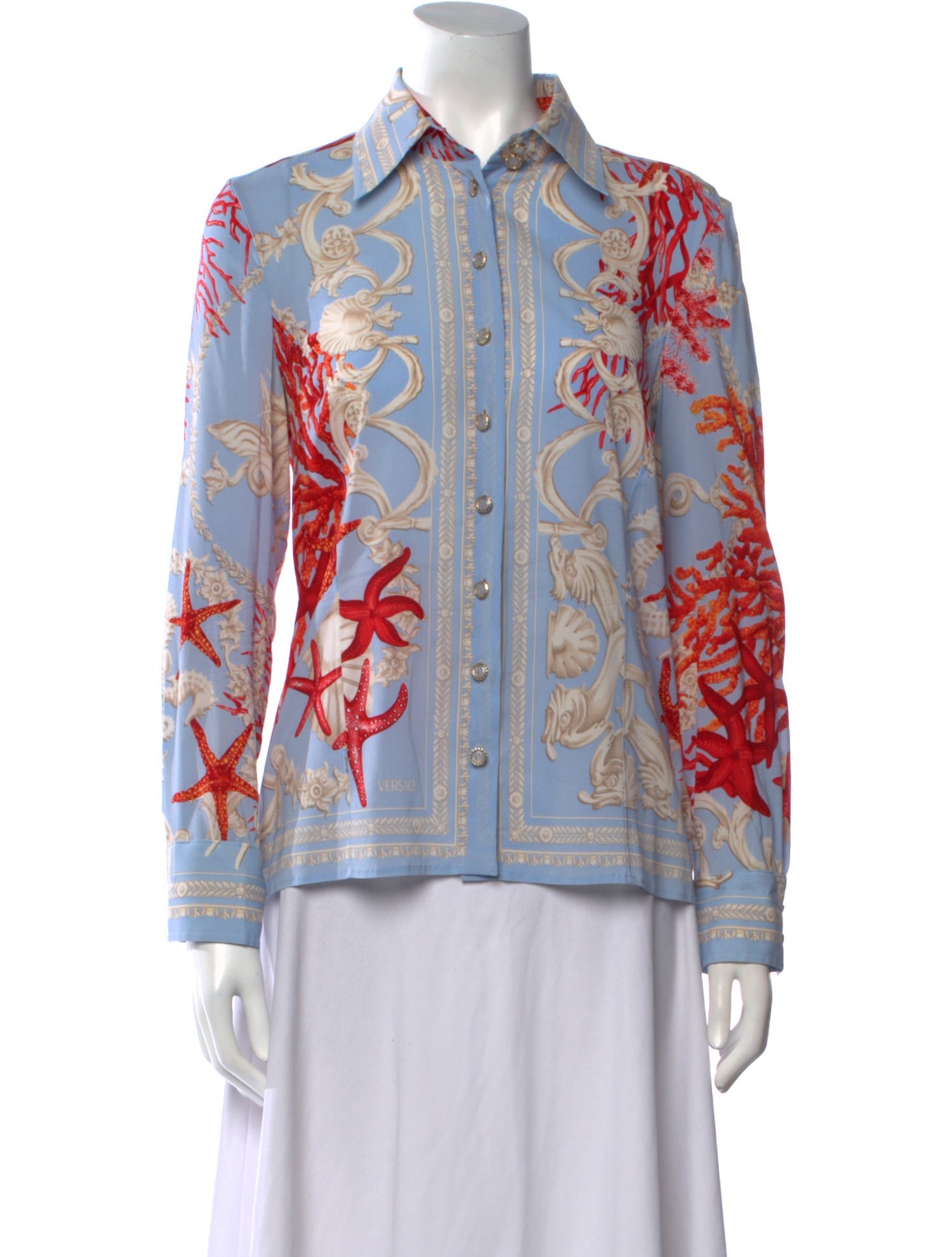 Versace Vintage 2005 Button-Up Top