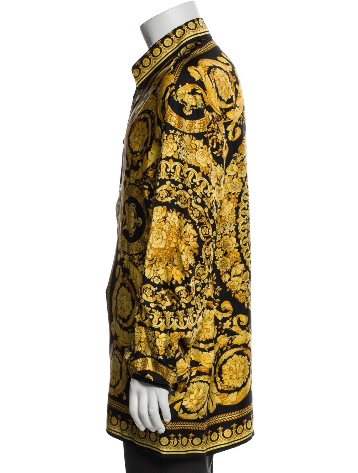 Versace Silk Striped Shirt