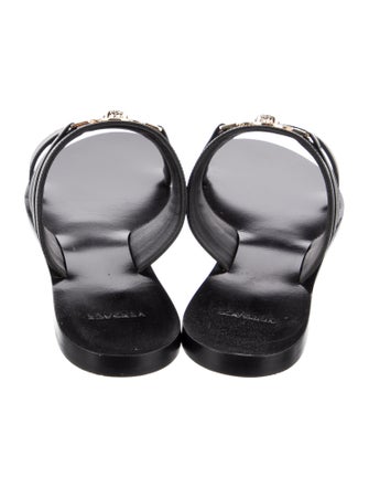 Versace Leather Slides