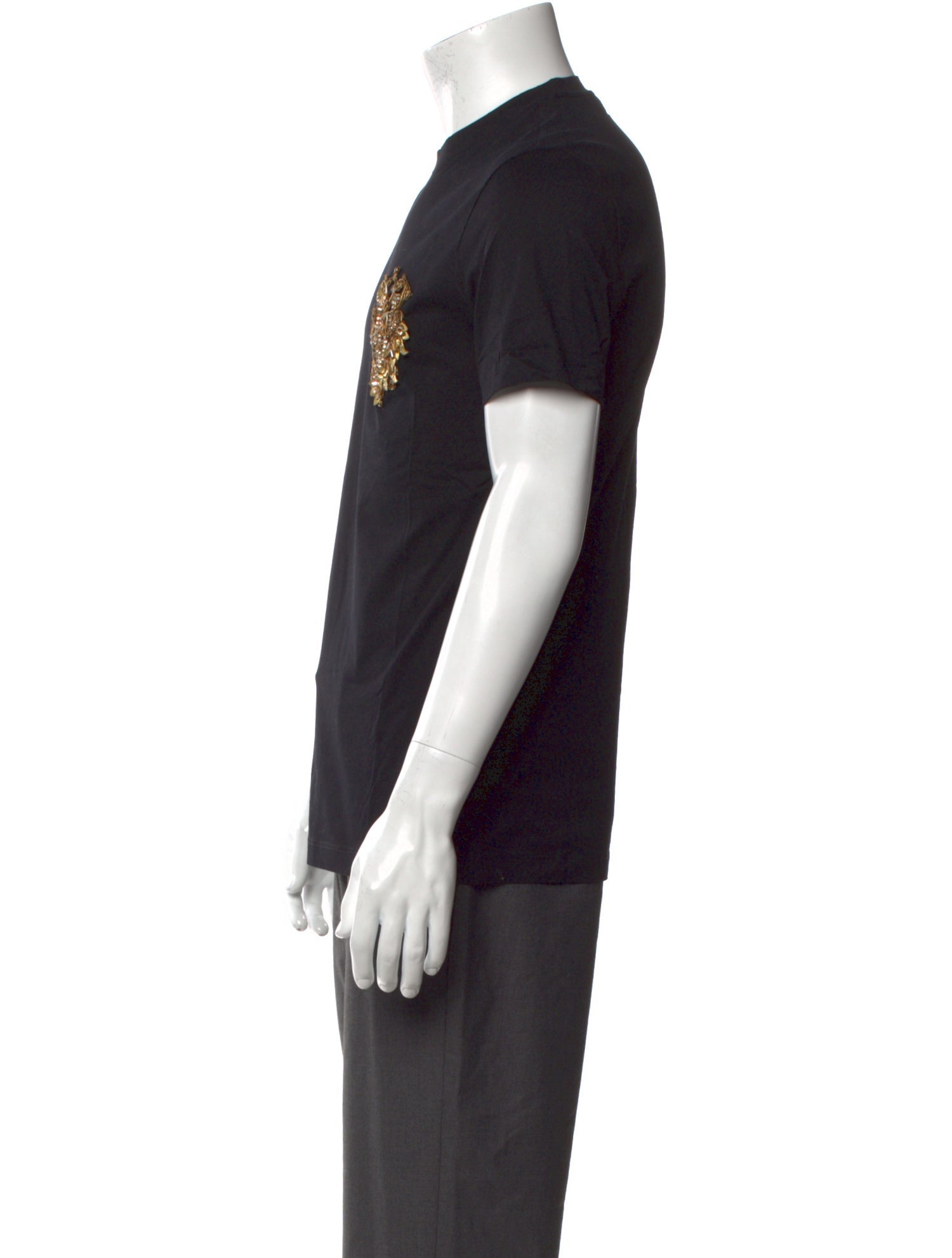 Versace Graphic Print Crew Neck T-Shirt