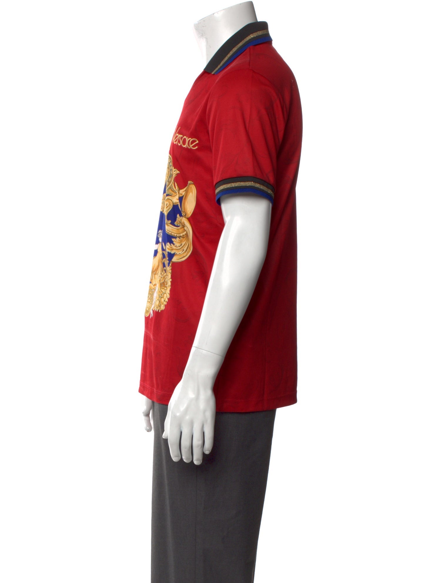 Versace Graphic Print Short Sleeve Shirt