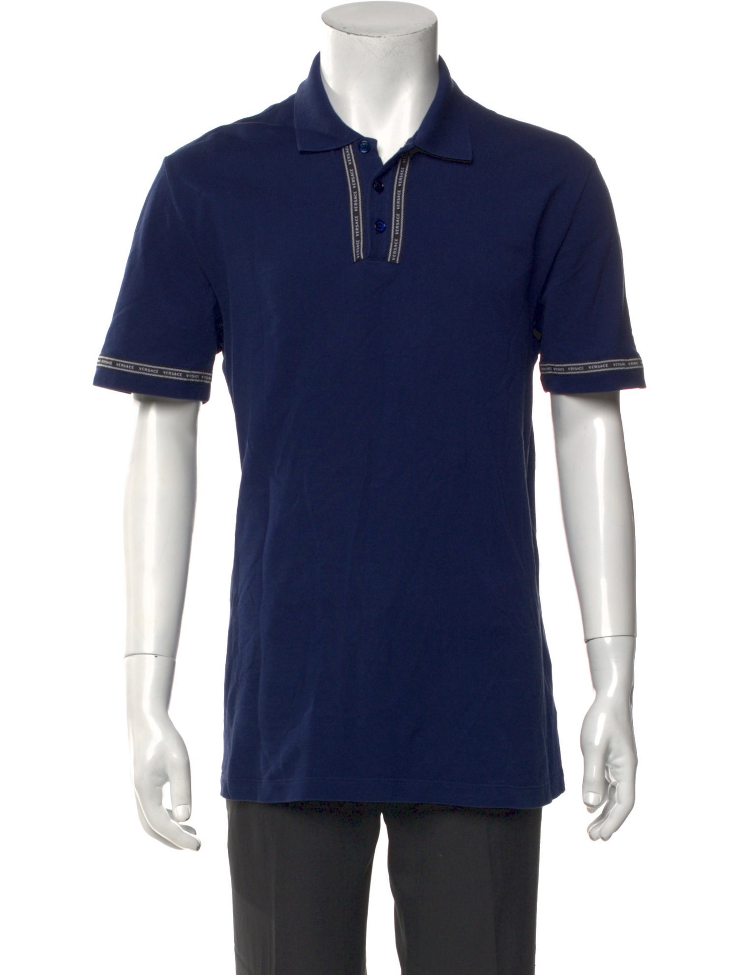 Versace Collar Short Sleeve Polo Shirt