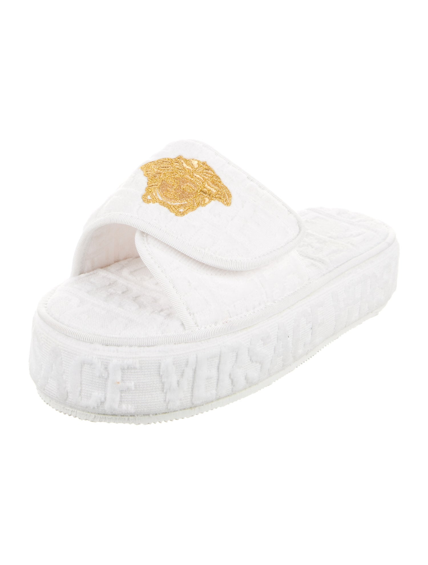 Versace Terry Cloth Slides