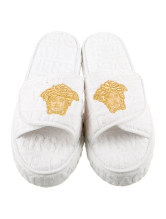 Versace Terry Cloth Slides