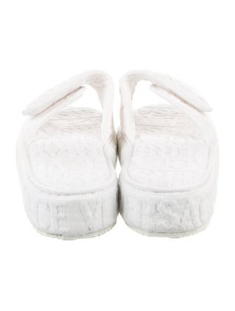 Versace Terry Cloth Slides