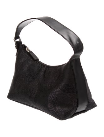 Gianni Versace Canvas Top Handle Bag