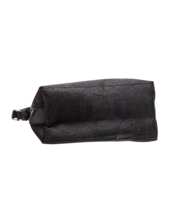 Gianni Versace Canvas Top Handle Bag