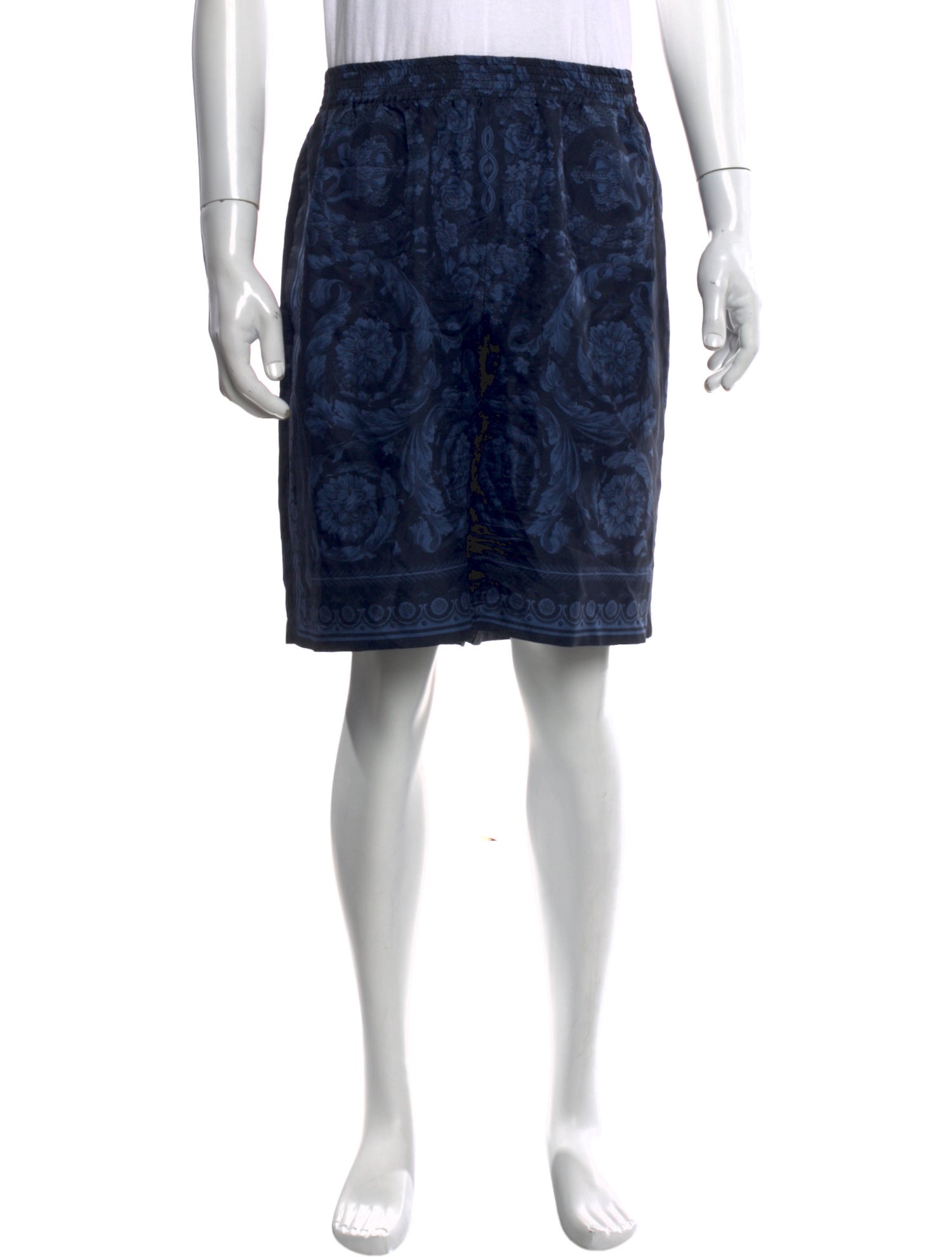 Versace Grecca Pattern Athletic Shorts