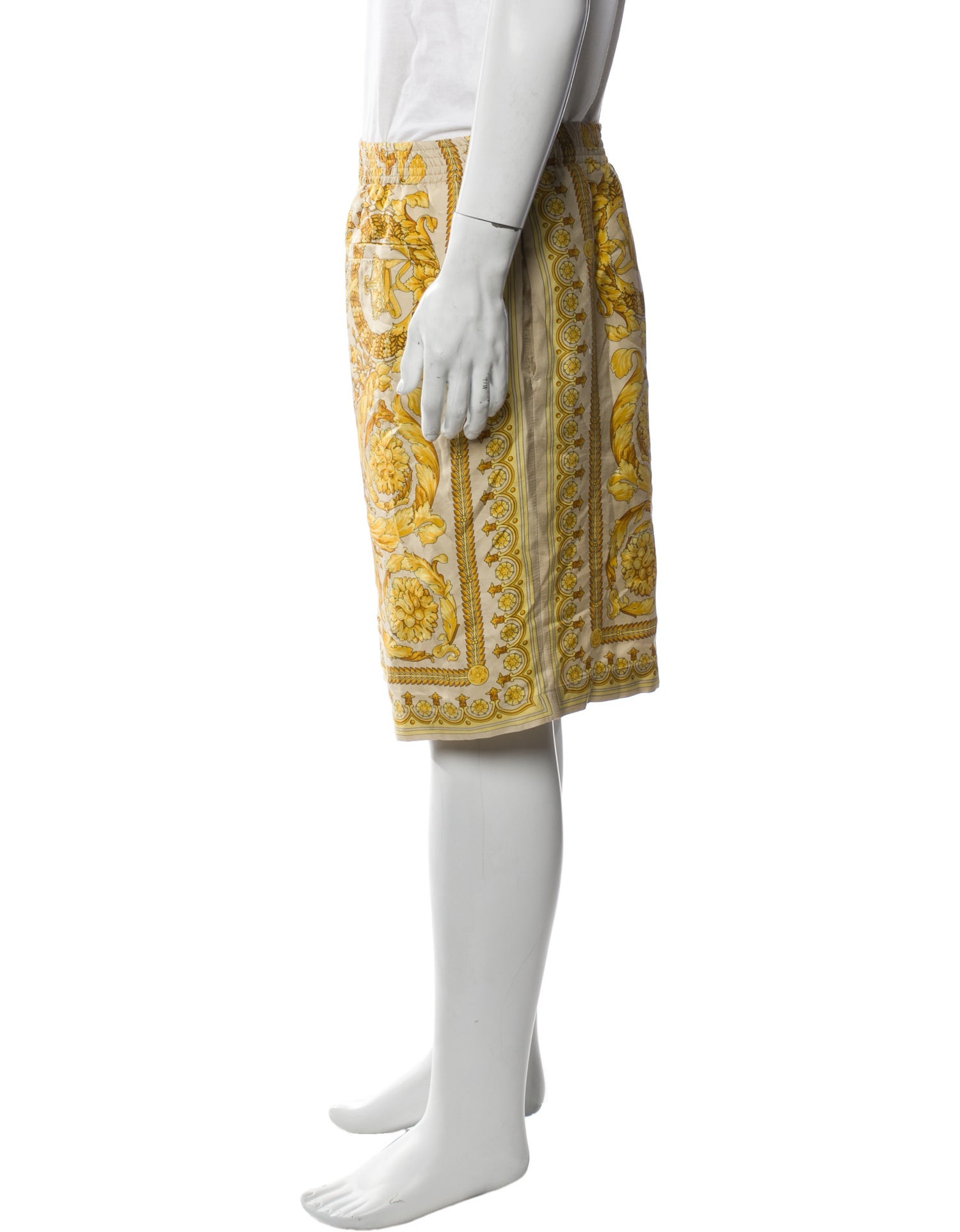 Versace Silk Jogger Shorts